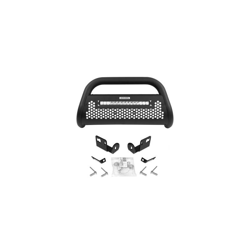 RC2 LR20 Defensa + Brackets+Barra de luz 20"  GMC Sierra 2500HD, 3500HD 07-17 Negro Texturizado