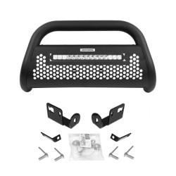RC2 LR20 Defensa + Brackets+Barra de luz 20"  GMC Sierra 2500HD, 3500HD 07-17 Negro Texturizado